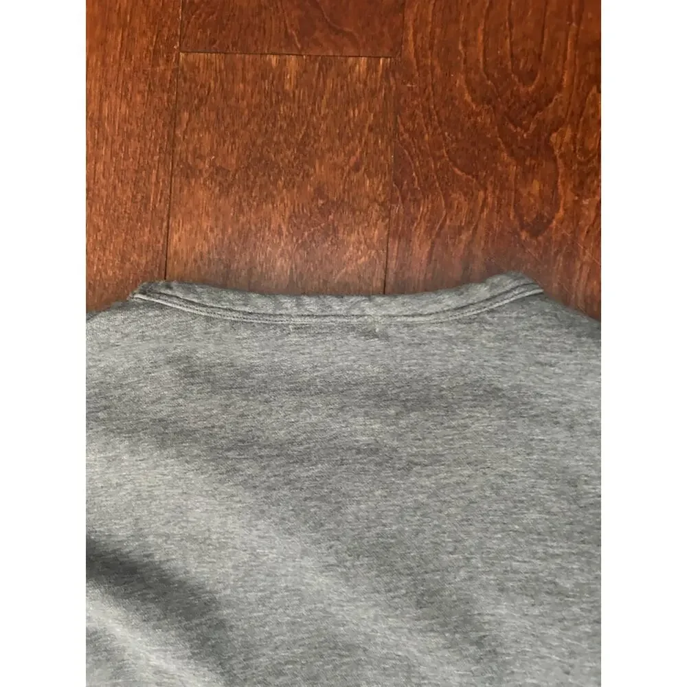 N°21 Women’s Gray Logo Crewneck with Velvet Patch Letters, Size Medium (It42)